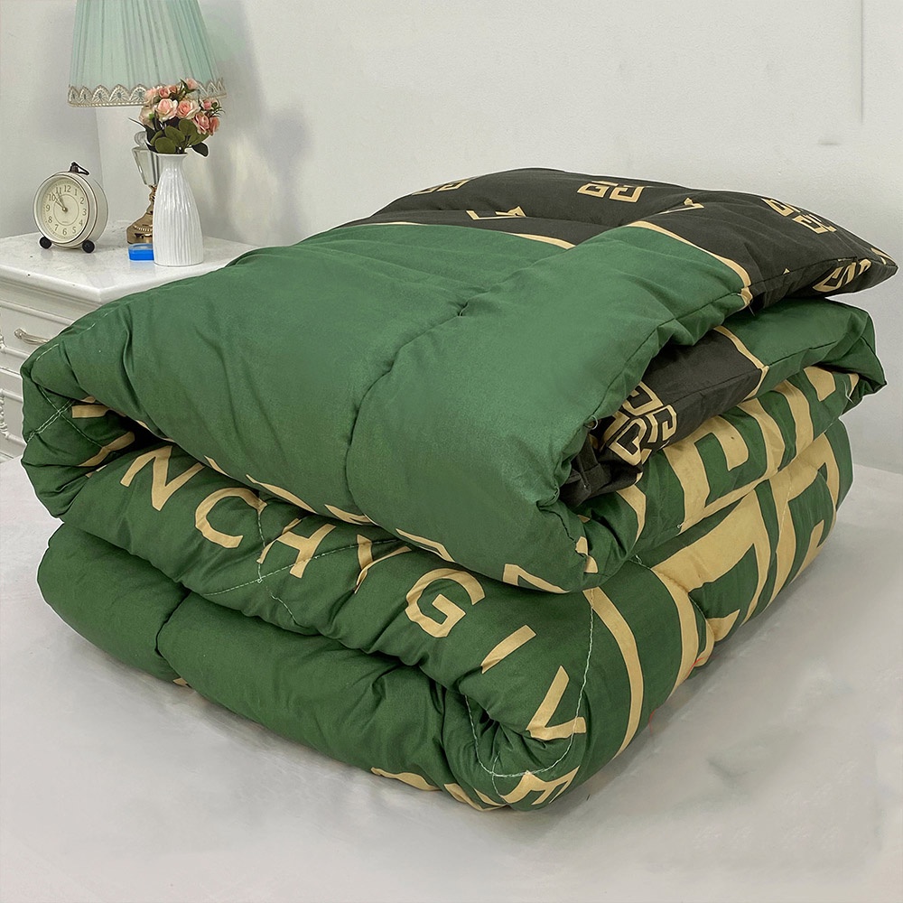 Set Bộ 5 Món Chăn Phao Ga Gối Poly COTTON Chăn Bông Hơn 50 mẫu