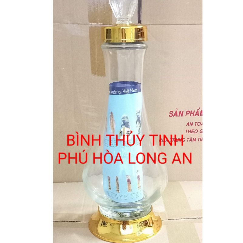 bình ngâm rượu thủy tinh CAO CẤP PHÚ HÒA 1,5 lít