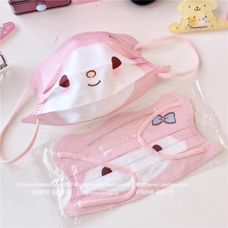 Khẩu Trang Cao Cấp Mềm Mịn Hoạ Tiết Dễ Thương