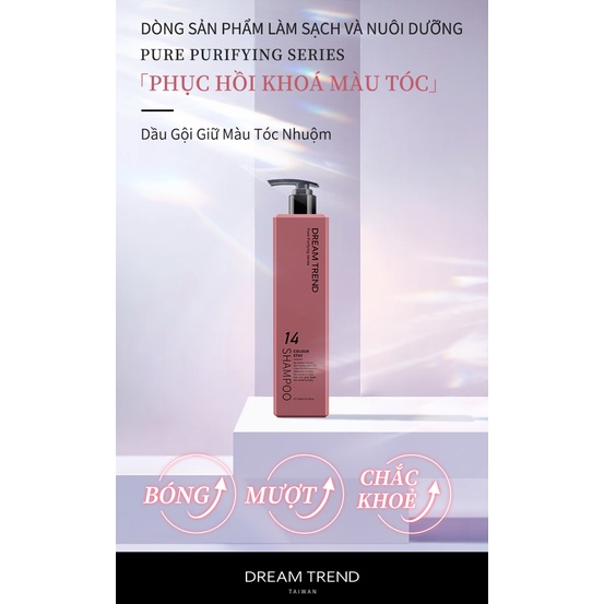 DẦU GỘI GIỮ MÀU TÓC NHUỘM COLOUR STAY SHAMPOO DREAM TREND (HỒNG)