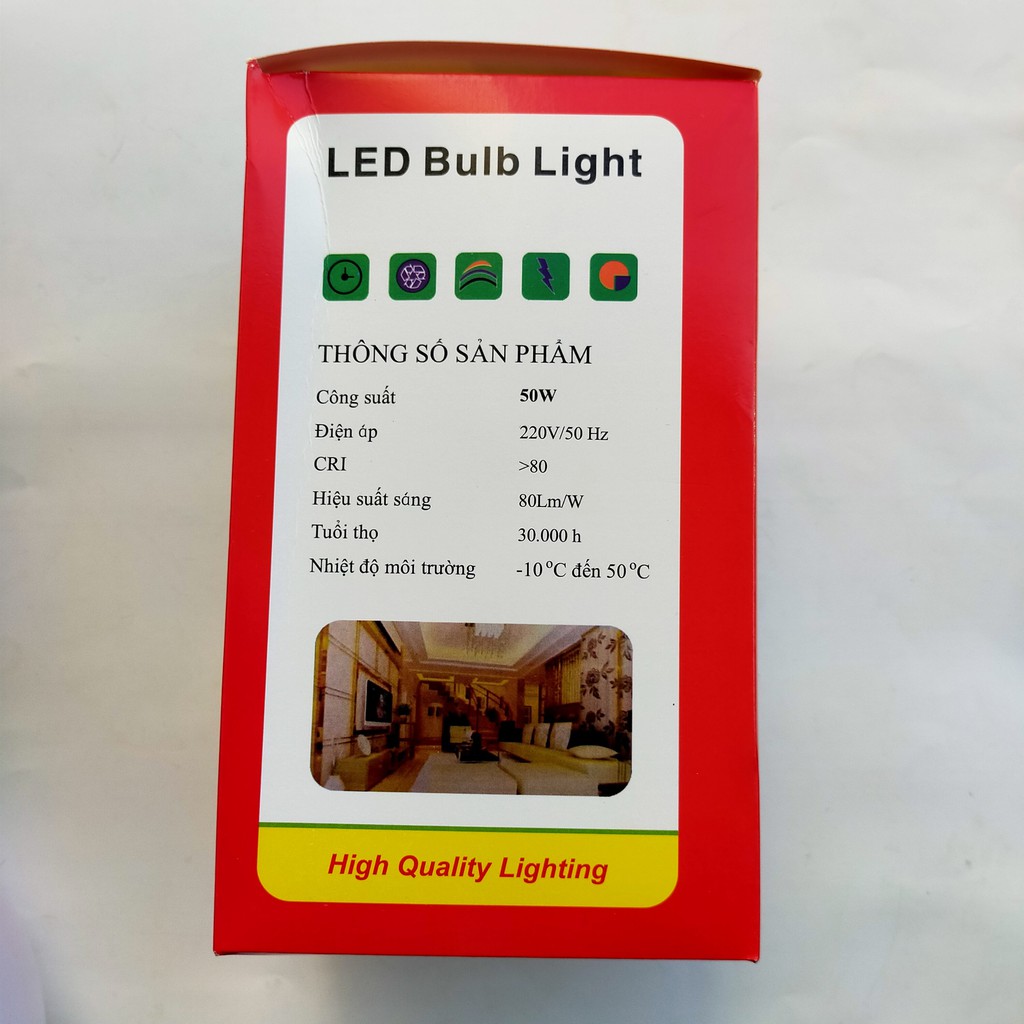 Bóng Đèn LED bulb 50W E27