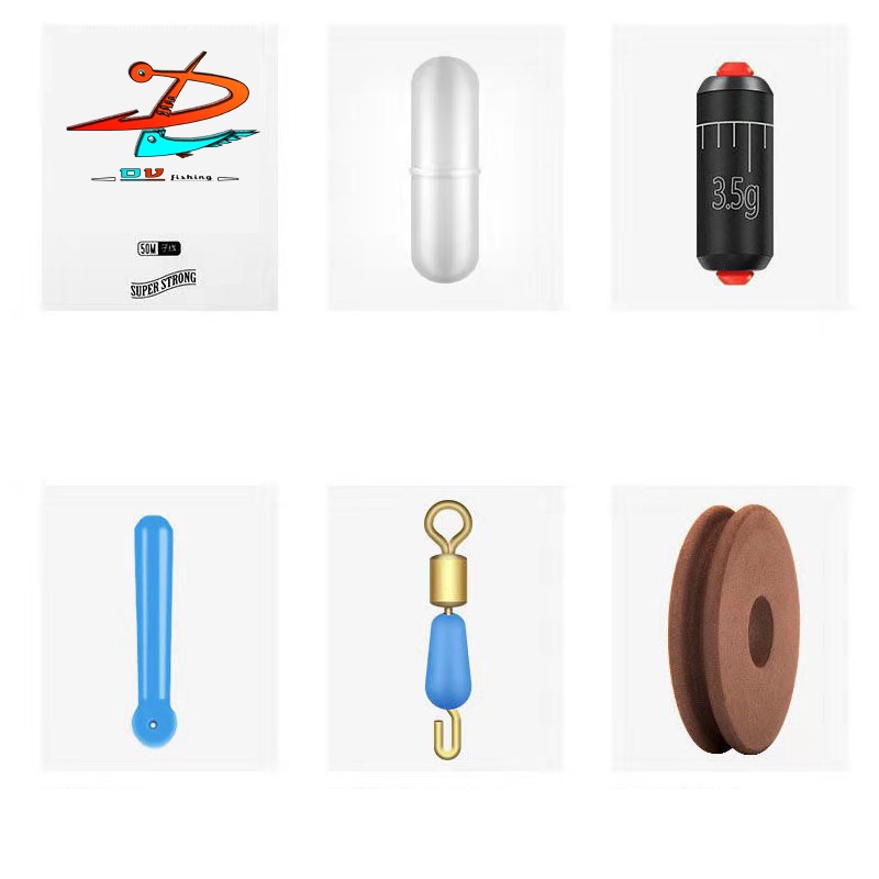 Dây trục câu đài buộc sẵn { 3 bộ } đầy đủ các kích thước, cước câu