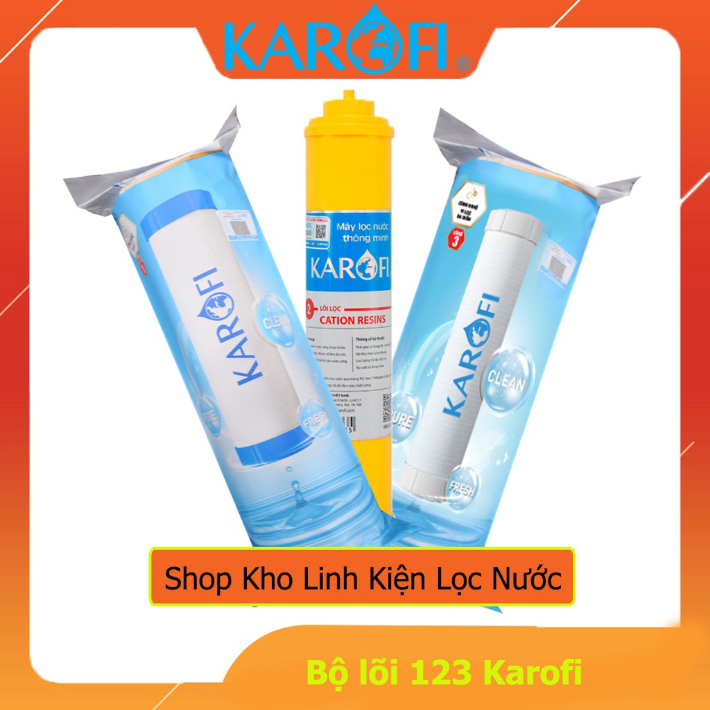 Lõi Lọc Thô Karofi số 2 Cation Resins nối nhanh Chính Hãng