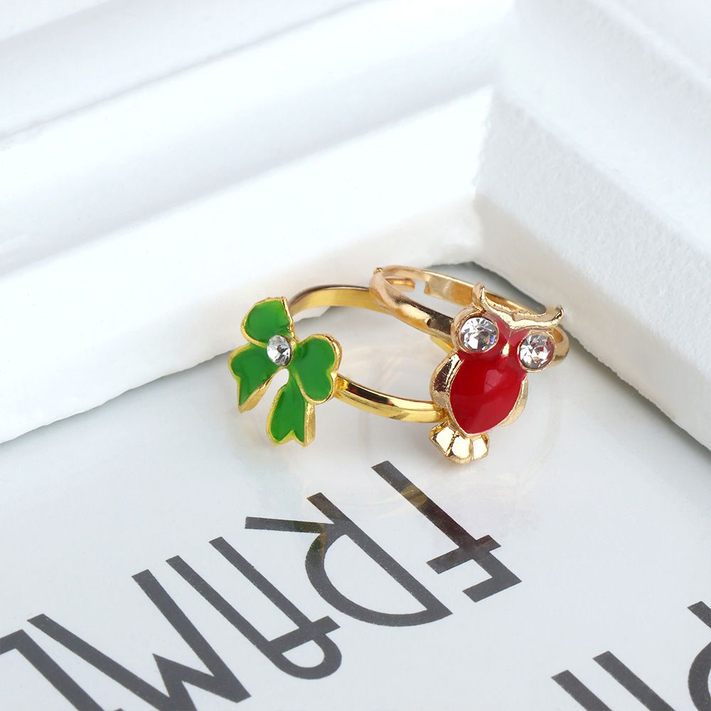 Bộ 36 nhẫn đồ chơi hoạt hình nhiều màu sắc cho bé gái