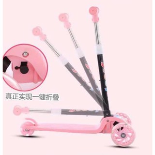 xe trượt scooter 3 bánh phát sáng [ xe chòi chân, xe đẩy chân, xe 3 bánh, xe một chân ] hàng đẹp chắc chắn