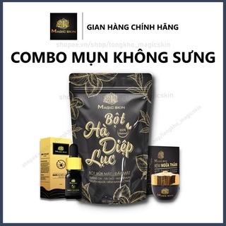 COMBO Ngừa mụn Mờ Sáng da Mờ Thâm 👍 Magic Skin 👍 KHÔNG SƯNG BONG ✔ CHÍNH HÃNG