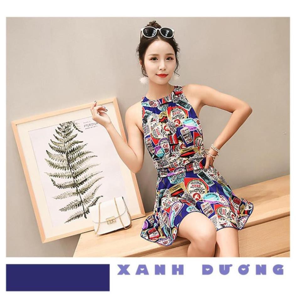 Áo tắm nữ áo bơi nữ liền mảnh giấu bụng cổ yếm buộc dây lưng trần gợi cảm MH1745  ྇ '  ཾ ་ | BigBuy360 - bigbuy360.vn