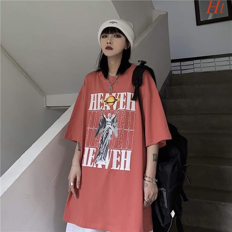 Áo phông Hea tượng Áo Thun Nam Nữ chất cotton from thụng siêu hót