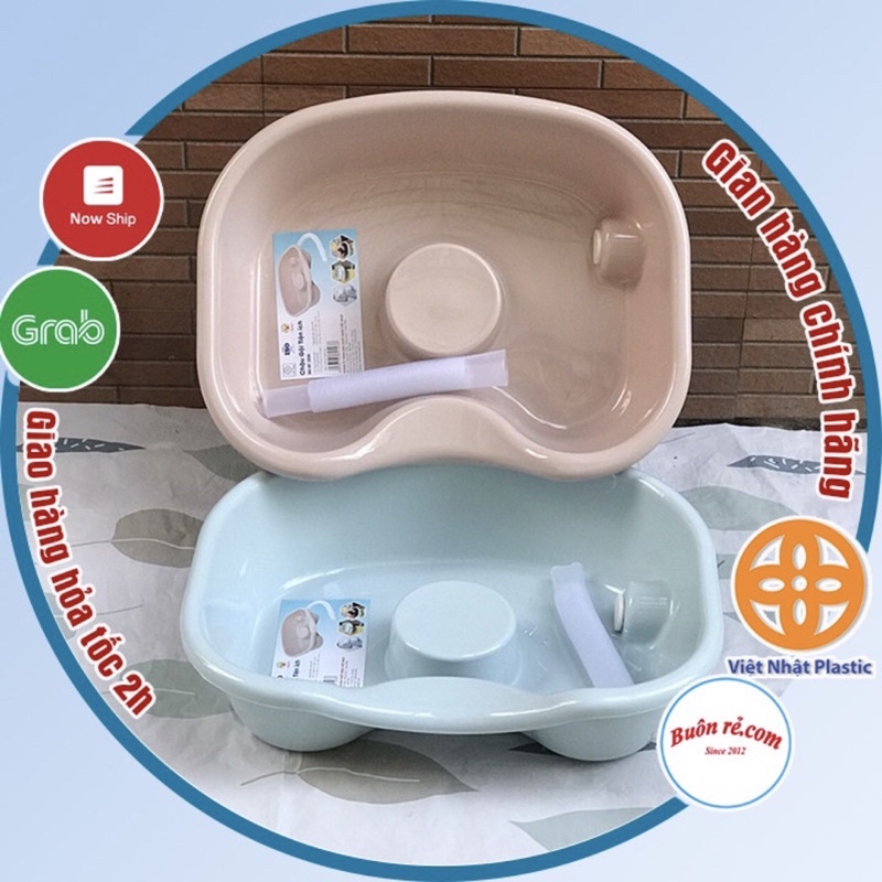 Chậu gội đầu tại giường cho người già, trẻ nhỏ, bà bầu