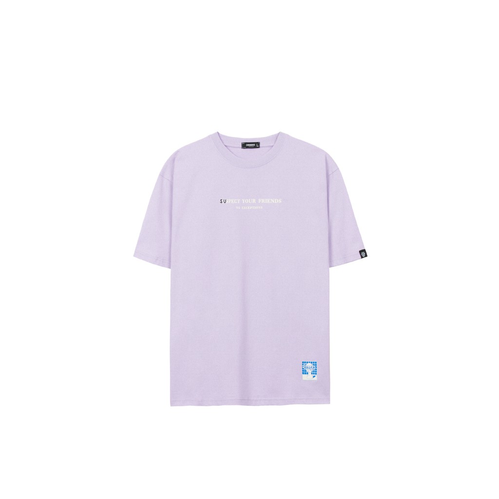 Áo Thun Respect Màu Tím Chất Liệu Cotton Thoáng Mát
