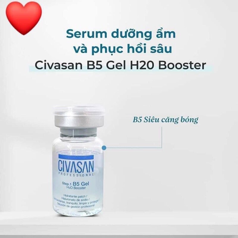 Ống Tinh Chất Căng Bóng Phục Hồi B5 Gel Civasan 5ml