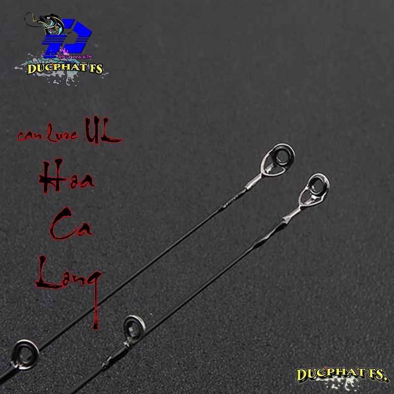 Cần Câu UL Giá Rẻ ( HOACALONG ), Cần UL Cán Gỗ câu Lure , câu suối, cháp