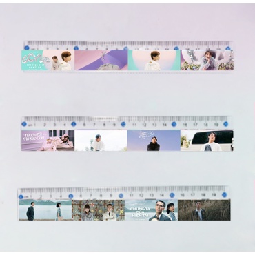 Thước trần tình lệnh tiêu chiến vương nhất bác THI18 tfboys jack j97 sơn tùng mtp cute thước kẻ dễ thương 15cm