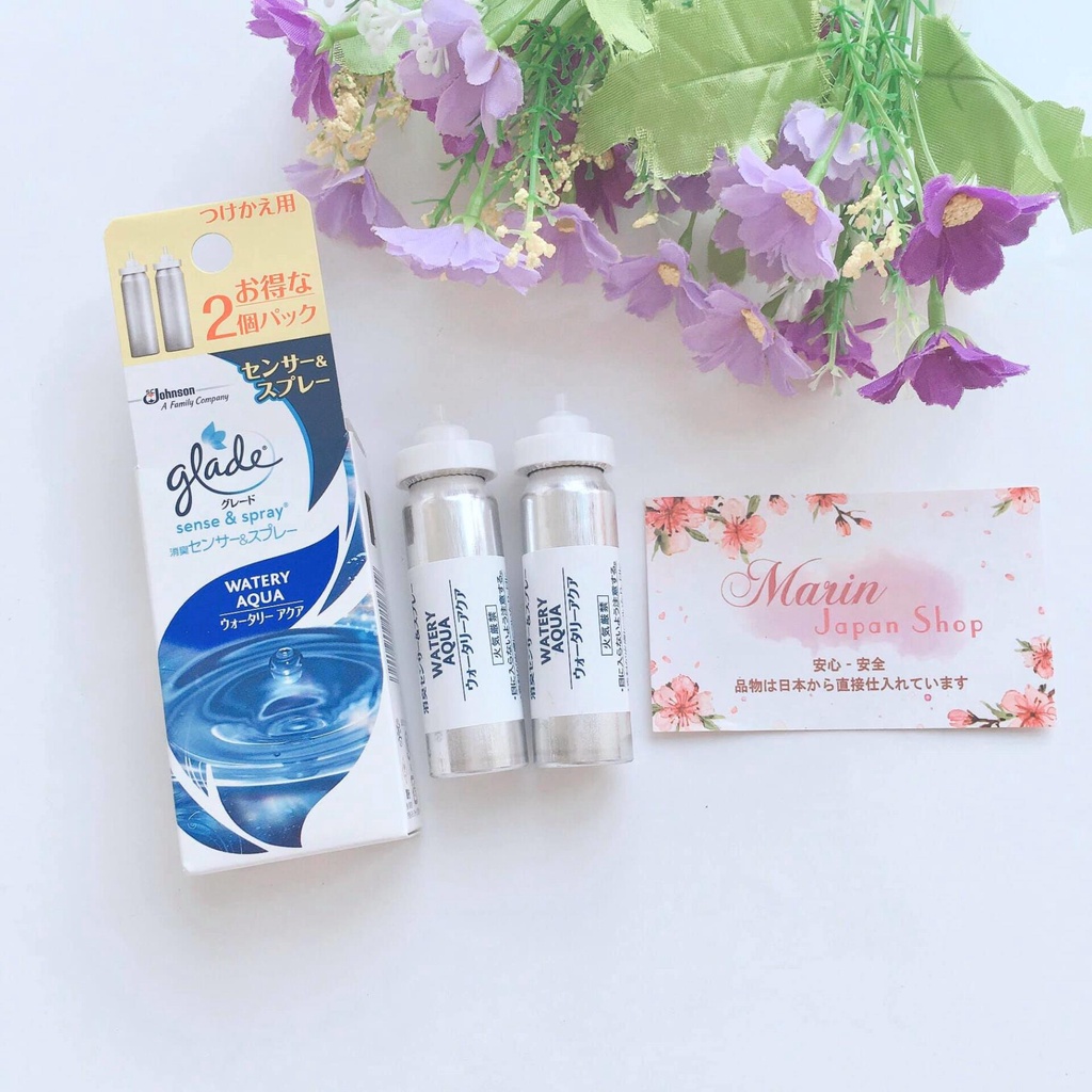 (Chuẩn Nhật) Bình xịt thay thế 18ml Glade Johnson thơm phòng hàng Nội địa Nhật Bản