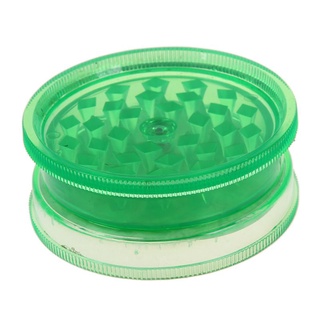 1 Pcs Grinder Crusher   2 Parties Plastic Grass Mill COLOR RANDOM