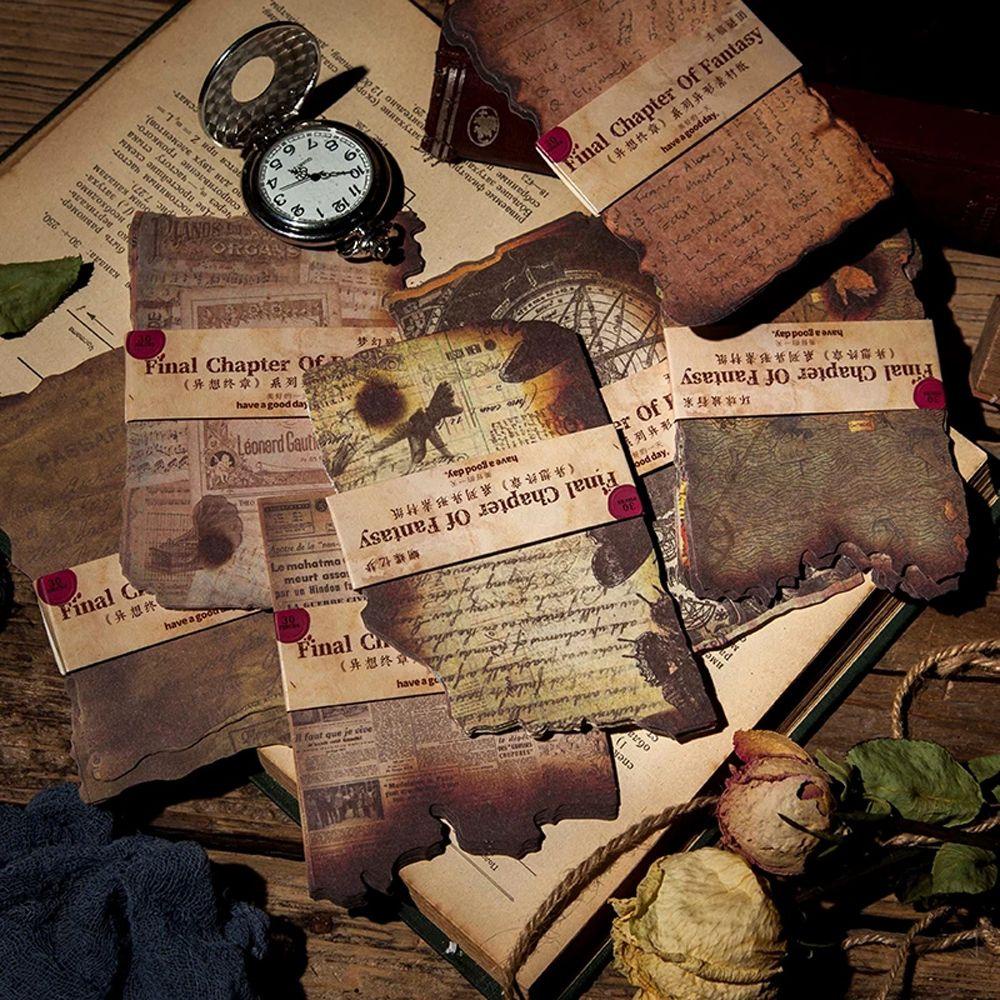 Giấy Note Trang Trí Sổ Tay Phong Cách Retro Sáng Tạo DIY