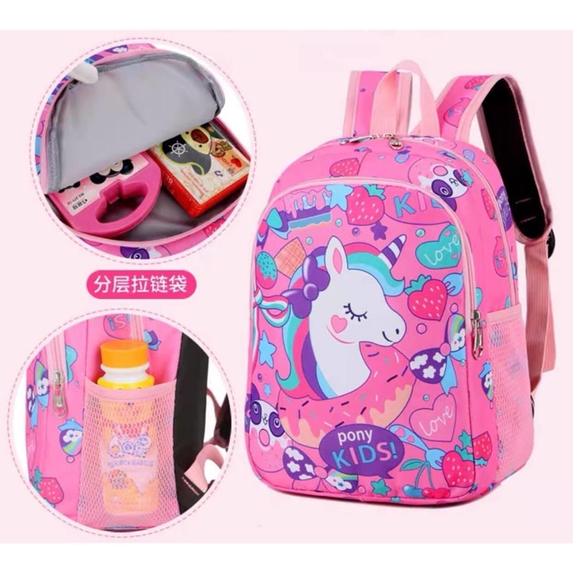 (Sale) Balo Ngựa Poony, Khủng Long, Siêu Nhân Nhện Cho Bé Từ 0 Đến 8 Tuổi