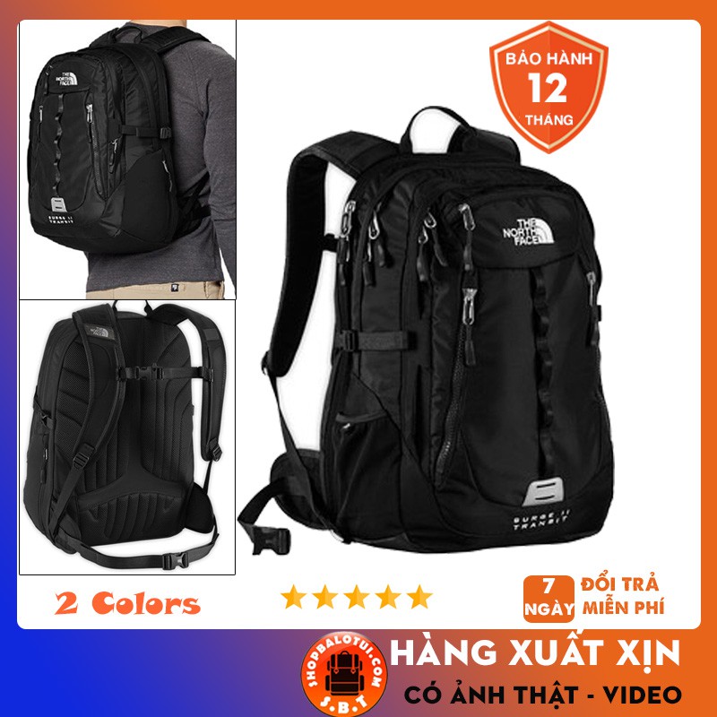 Balo thể thao [ HÀNG XUẤT KHẨU ] Balo TNF Surge II Transit - Thiết kế thông minh chống nước tốt BẢO HÀNH 12 tháng