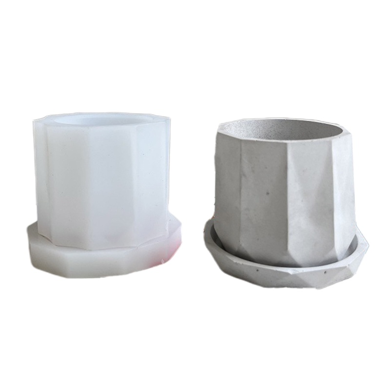 Khuôn Silicone Làm Chậu Hoa Hình Lục Giác