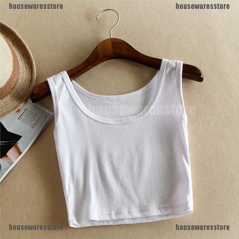 Áo croptop Trắng / Đen Thời Trang Mùa Hè