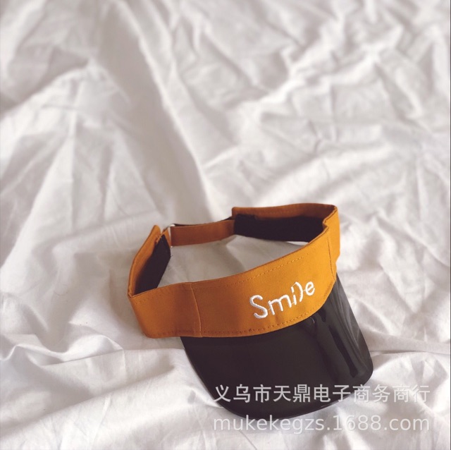 Mũ lưỡi trai hở đầu smile cho bé