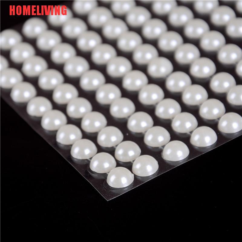 Miếng Dán Acrylic Ngọc Trai Trắng Tự Dính Đồ Chơi Cho Bé DIY