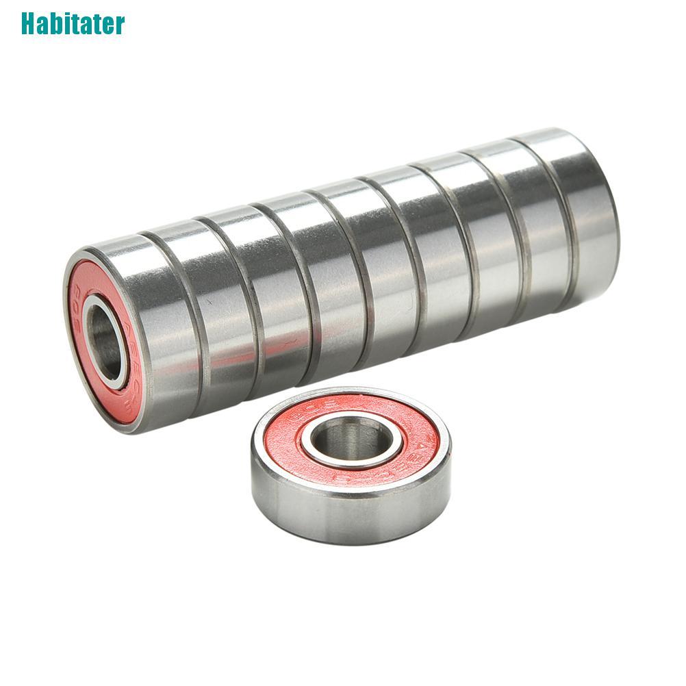 Set 10 Phụ Kiện Gắn Giày Trượt Patin ABEC-9 Kích Thước 8 * 22 * 7