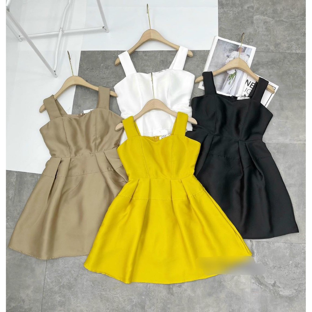 [Mã SKAMA06 giảm 8% tối đa 50K đơn 250K] VÁY 2 dây DÁNG XÒE ĐỆM NGỰC (kèm ảnh thật,video) | BigBuy360 - bigbuy360.vn