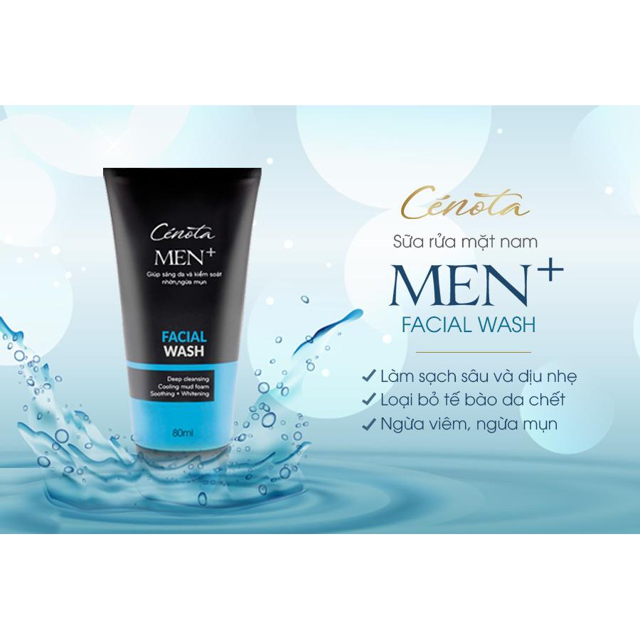 Sữa rửa mặt Cenota Men Facial Wash 80ml | BigBuy360 - bigbuy360.vn
