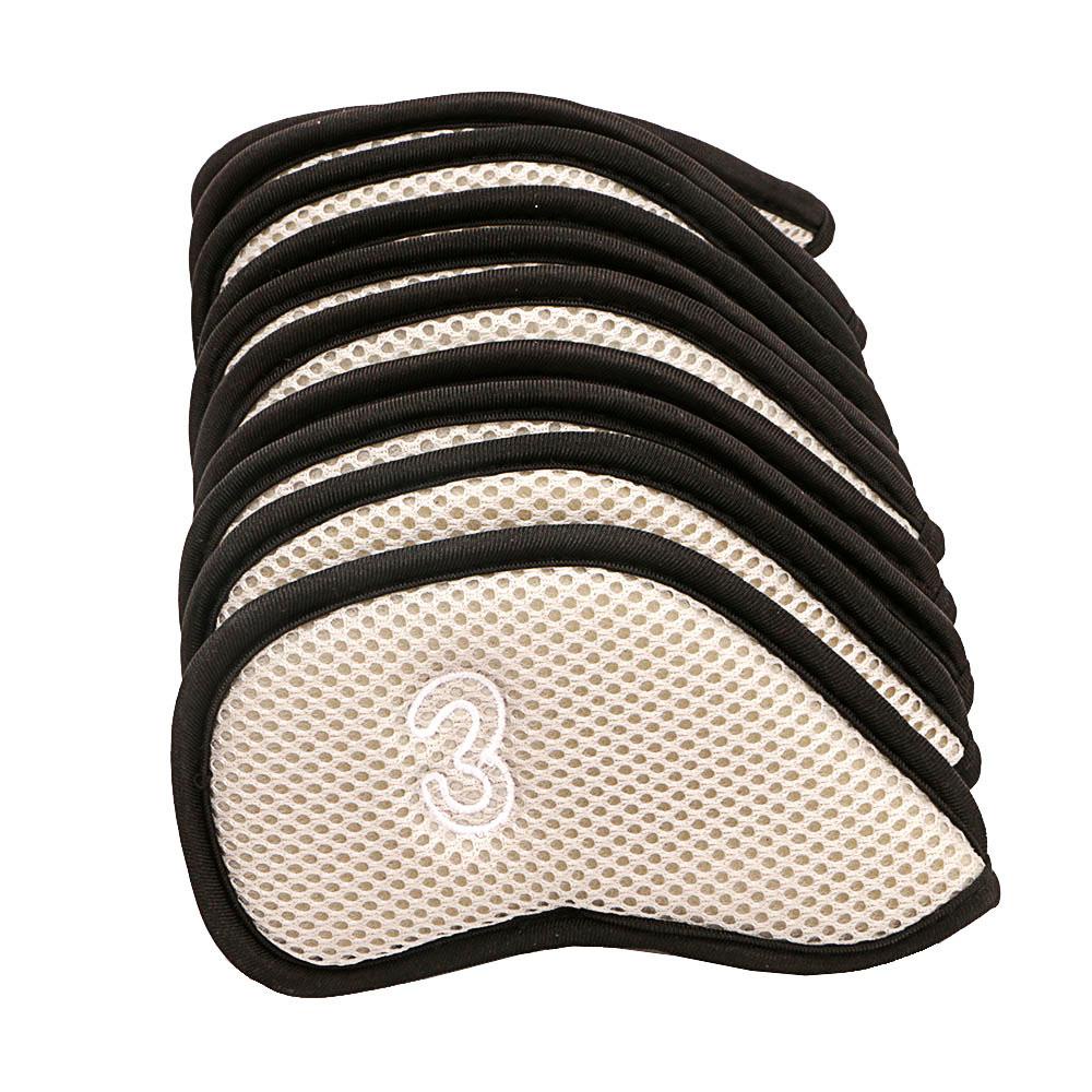 Danilo Set 10 Vỏ Bọc Gậy Đánh Golf Bằng Sắt 3 / 4 / 5 / 6 / 7 / 8 / 9 / P /S /A Chuyên Dụng