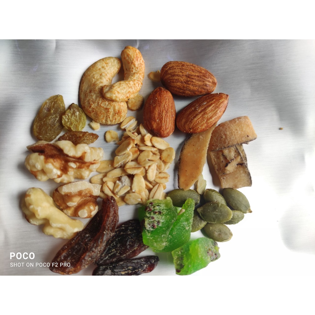Hạt Mix dinh dưỡng 9 vị-90% hạt 10% yến mạch mật ong