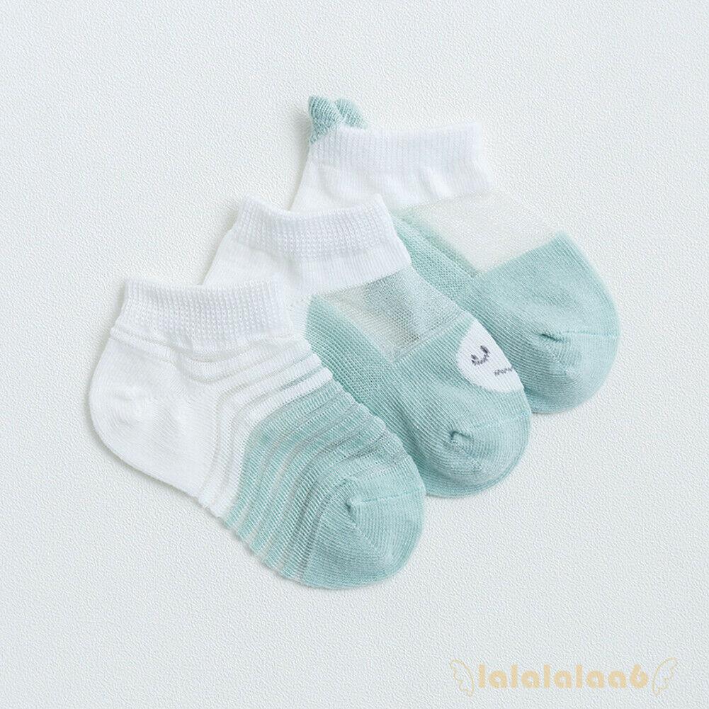 Set 3 đôi vớ cotton dạng lưới cho bé