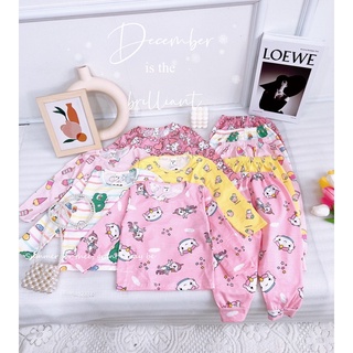 SALE!! Đồ ngủ cotton cho bé ❤️ freeship ❤️ bộ dài tay cho bé trai bé gái