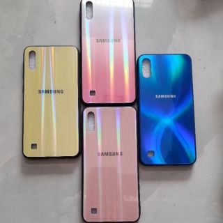 Ốp lưng Samsung Galaxy A10 mặt kính nhiều màu