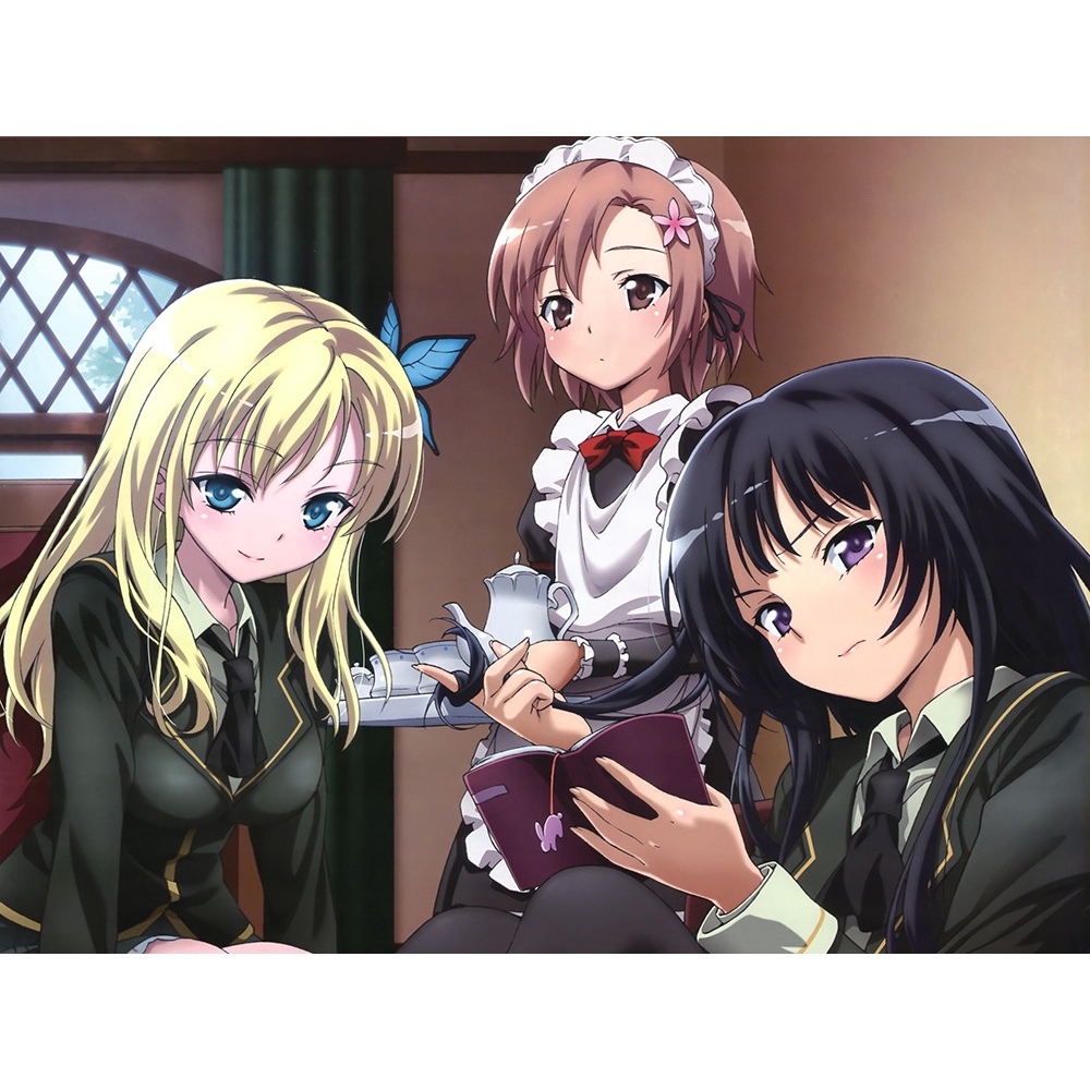 Poster A3 dán tường Anime, decal 30x42 trang trí có keo Boku Wa Tomodachi Ga Sukunai Wallpapers 1