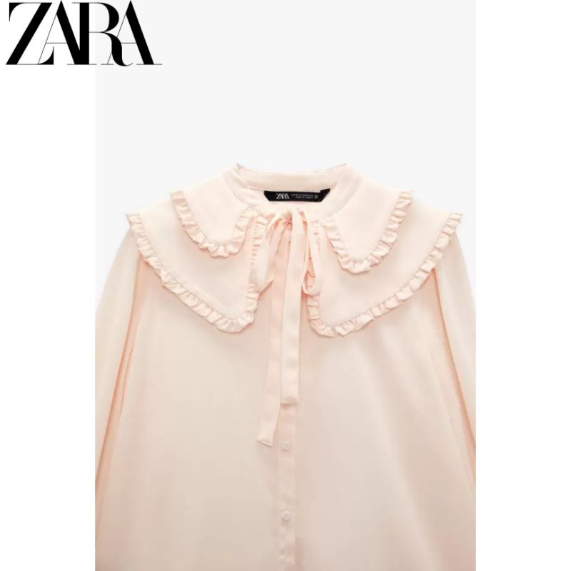 Áo Sơ Mi ZARA Frilly Mới