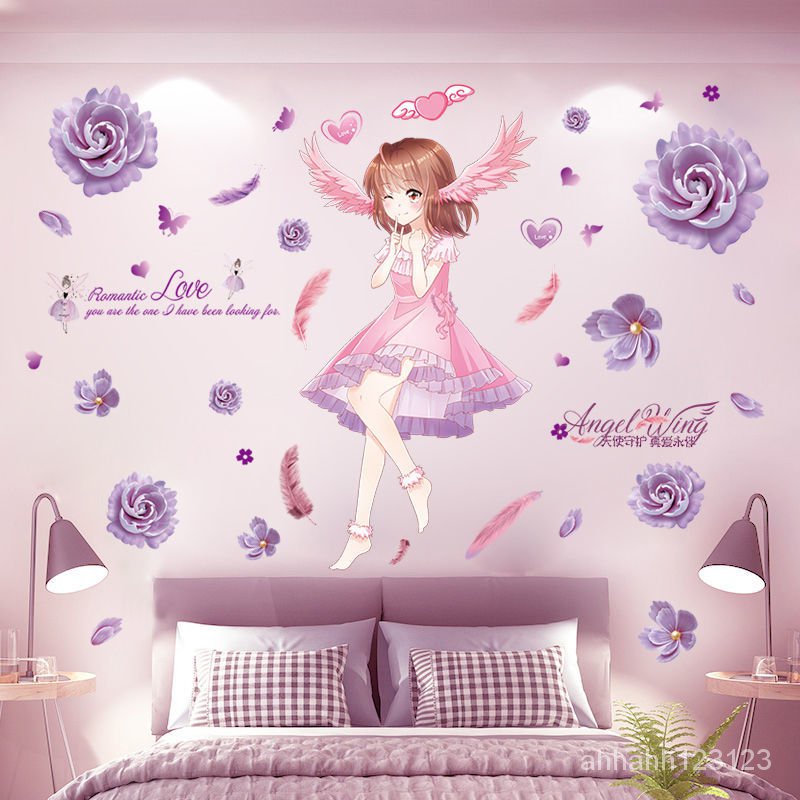 Giấy Dán Tường Trang Trí Phòng Ngủ Cho Bé Gái
