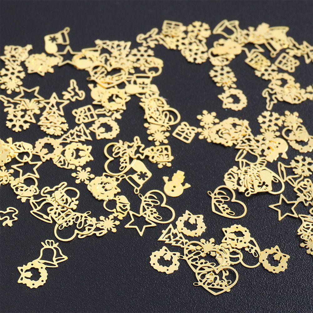 XIANTIN Hộp 600 Chi Tiết Trang Trí Móng Tay Chủ Đề Giáng Sinh Cao Cấp