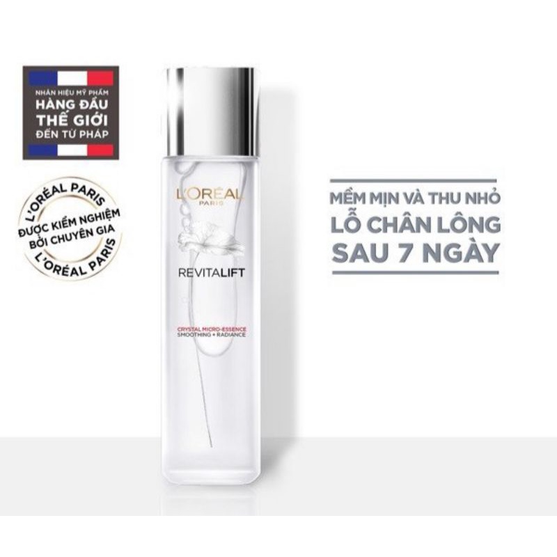 Dưỡng Chất Căng Mướt Da L’Oreal Paris Revitalift Crystal Micro Essence 22ml