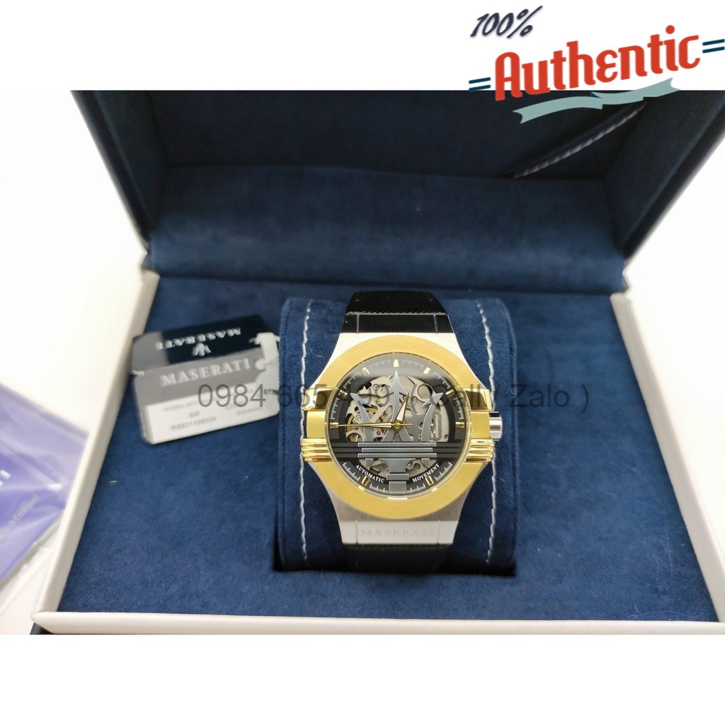 Đồng Hồ Nam Maserati Potenza Automatic Black R8821108029