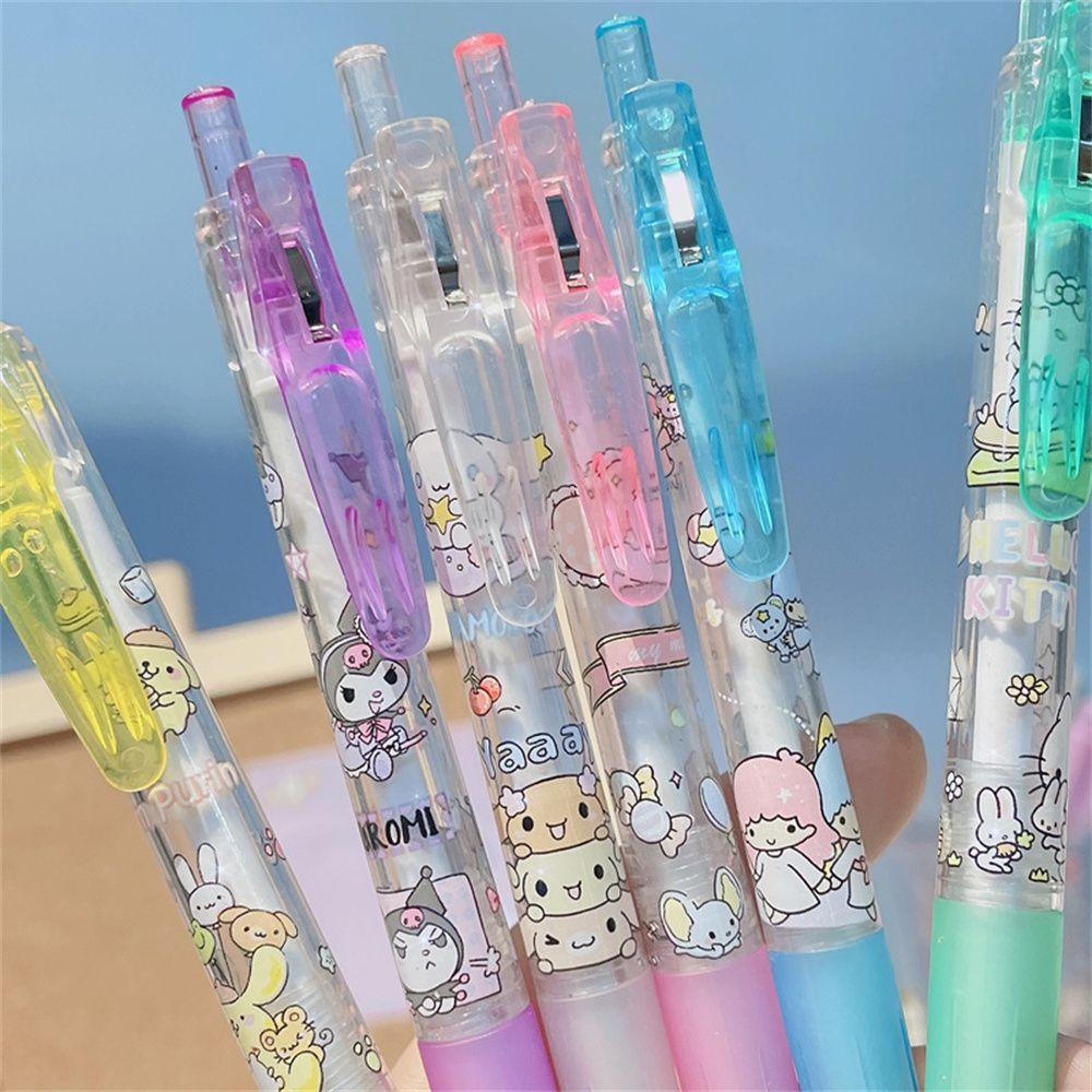 Bút Mực Gel Ngòi 0.5mm Họa Tiết Hoạt Hình Kuromi Dễ Thương