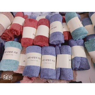 Khăn mặt lông cừu Hàn Quốc mềm mịn
