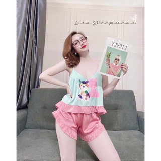 Đồ bộ mặc nhà 2 dây bigsize