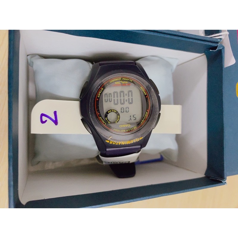 Đồng hồ unisex Casio chính hãng F-200W dây nhựa chống nước, bảo hành 1 tháng
