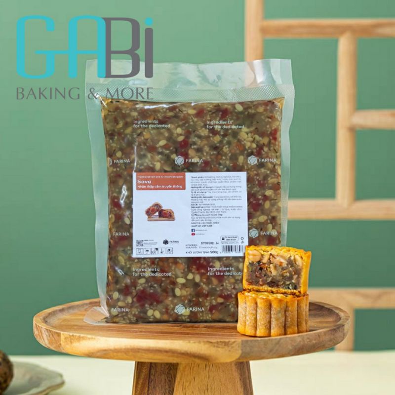 Nhân trung thu Heka/Sava 500g vị Dâu tây/Dưa lưới/Việt quất/Thập cẩm