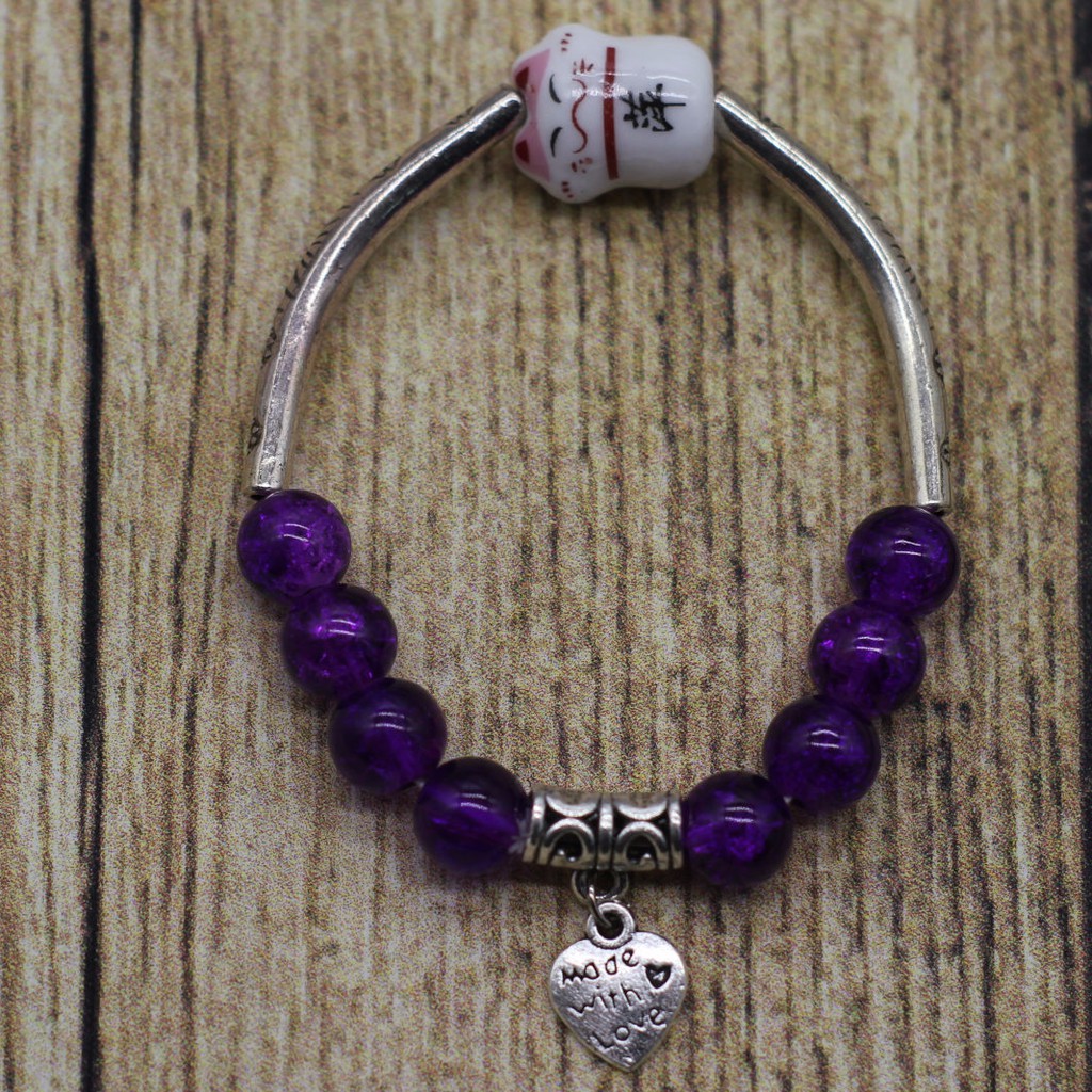 VT88 Vòng tay thanh xỏ hoa văn 5 cái/lốc