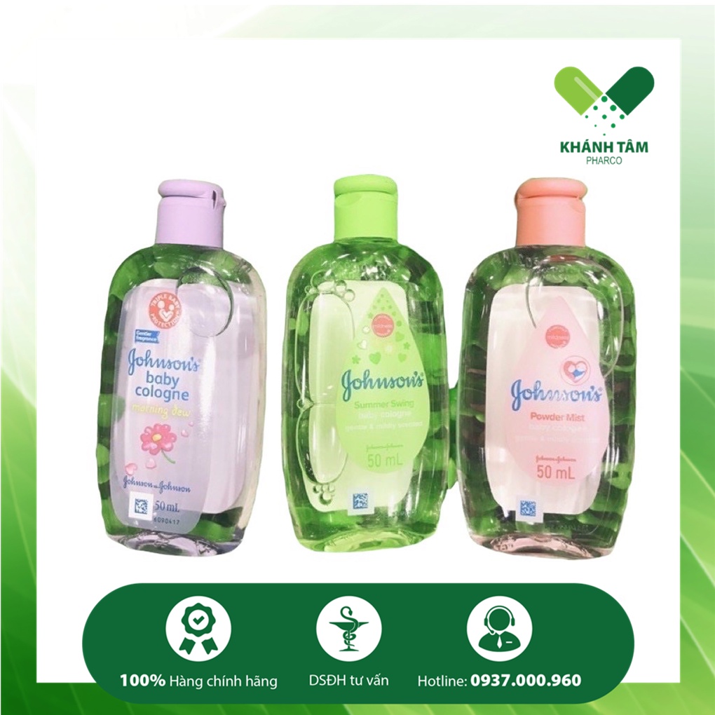 Nước Hoa Johnson Baby Hương Thơm Dịu Nhẹ, An Toàn Cho Trẻ Sơ Sinh Và Trẻ Nhỏ 50ml
