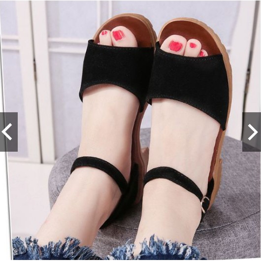 GIÀY SANDAL ĐƠN GIẢN ĐẾ CAO 3CM TRT-SDNU-03