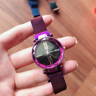 Đồng Hồ Nữ DIMINI Ulzzang Dây Nam Châm Lụa Cực Sang Chảnh