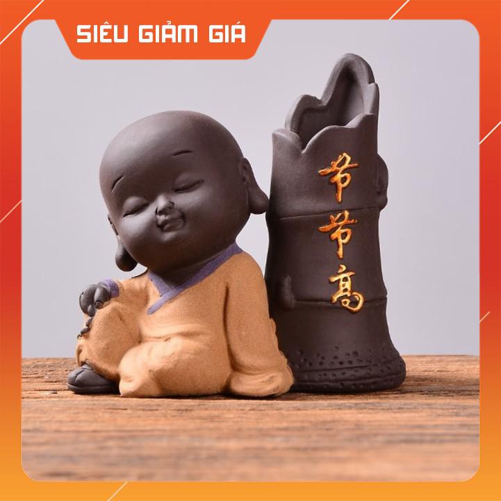 KHUYẾN MÃI LỚN Tượng Chú Tiểu Bên Cành Tre